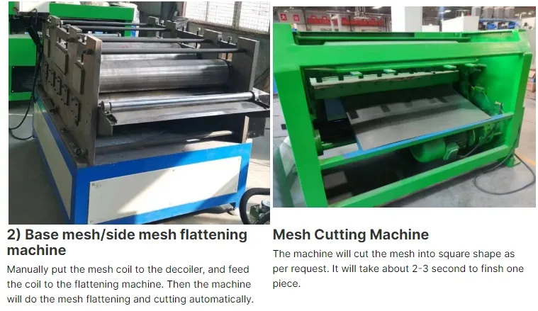 Hwashi Large Metal Storage Basket Stainless Steel Wire Basket Production Line, Customize Welding Wire Mesh Basket