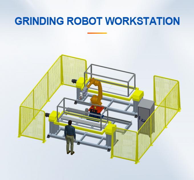 Hwashi New Condition Battery Energy Storage Cabinet Automatic Welding And Grinding Station Robot Case 3