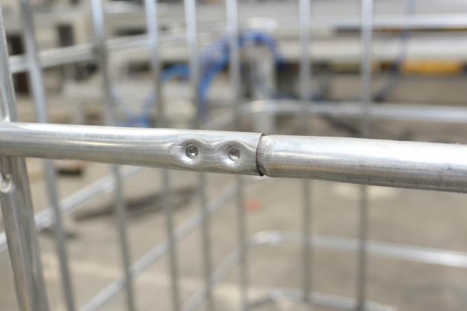 Electric IBC Tote Cage Welding Machine 50Hz PLC Control 225KVA 8