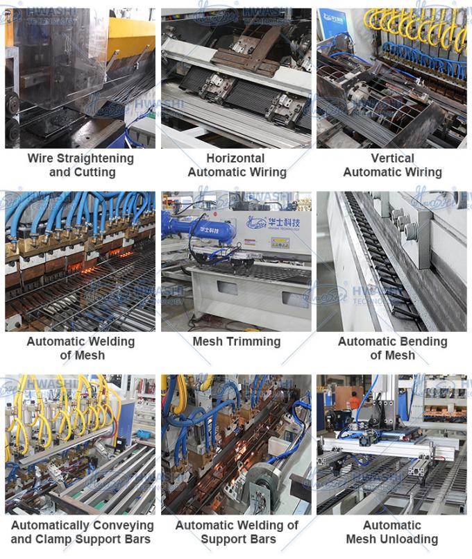 Advanced Automatic Wire Shelf Welding Machine For Wire Mesh Deck Shelving Production Line 1