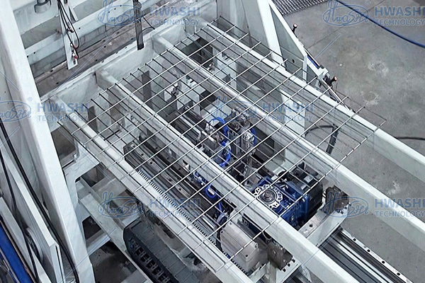 Advanced Automatic Wire Shelf Welding Machine For Wire Mesh Deck Shelving Production Line 7