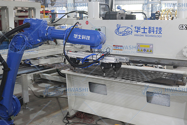 Advanced Automatic Wire Shelf Welding Machine For Wire Mesh Deck Shelving Production Line 8