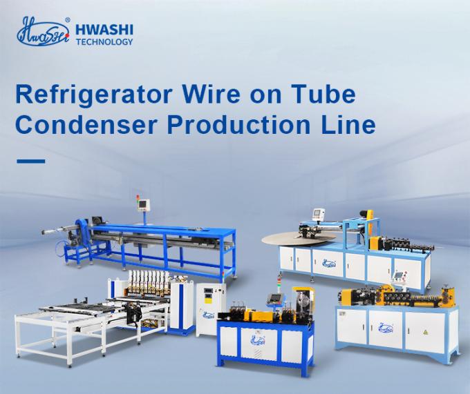 Hwashi Automatic Multi Point Refrigerating Condenser Wire Mesh Spot Welding Machine Low Carbon Steel Wire Mesh Welding 0