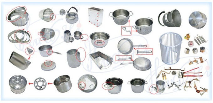 Aluminium Sheet Brass Stainless Steel Spot Welding Machine For Cook Pot Handle Bracket
