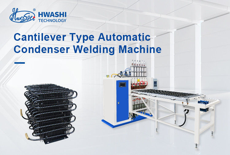 Gantry Type Wire Condenser Welding Machine With 6 Welding Heads For Air Conditioner