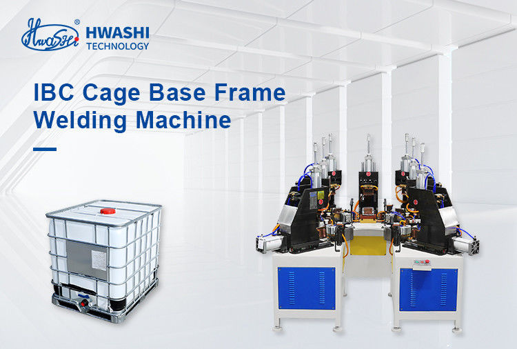 HWASHI IBC Cage Frame Production Line IBC Cage Base Frame Welding Machine
