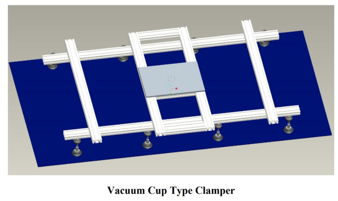 Industrial Handling And Palletizing Robot With Suction Cup Gripper For Light Flat Panel
