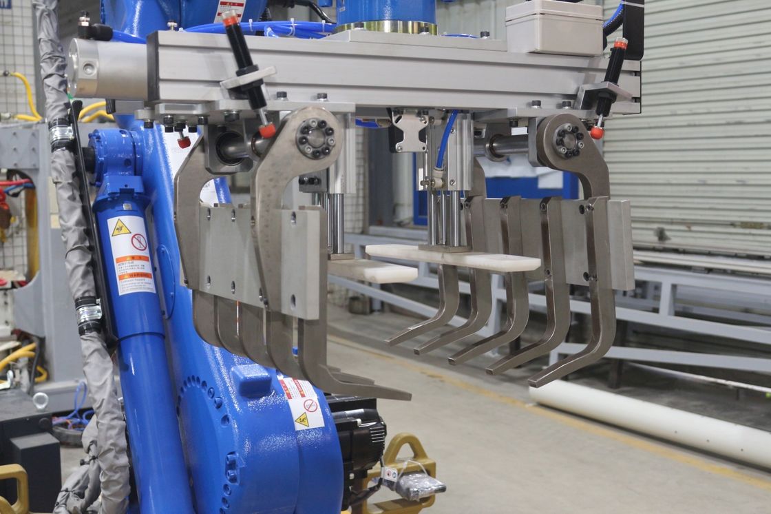 Industrial Palletizing Robot With Bag Gripper For Sandbags Cement Bags Flour Bag Palletizer
