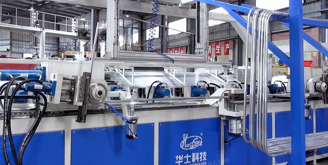 Full Automatic Pipe Tube Forming Bending Shrinking Machine For IBC Frame Pallet Tube