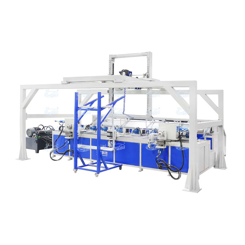 Full Automatic Pipe Tube Forming Bending Shrinking Machine For IBC Frame Pallet Tube