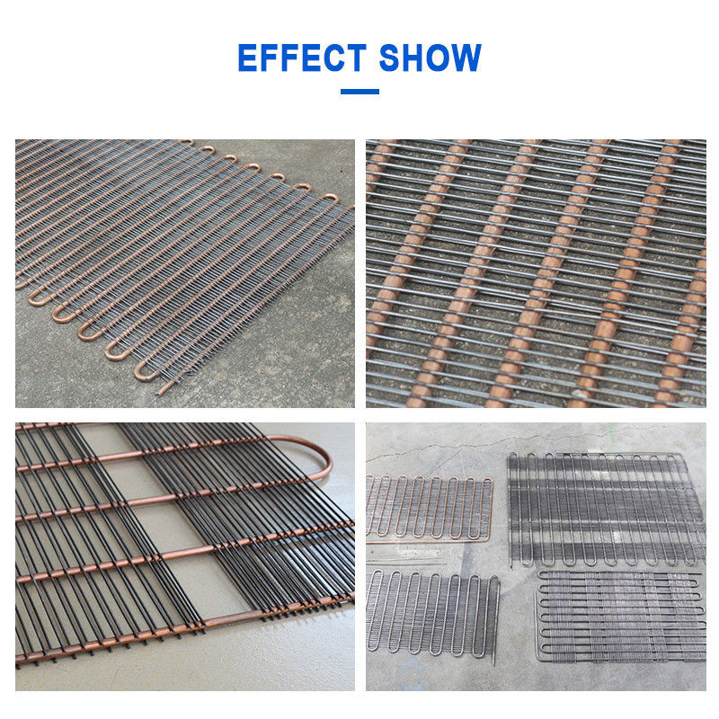 Hwashi Full Automatic Steel Wire Mesh Condenser Welding Machine Copper Buddy Tube Spot Welding Machine