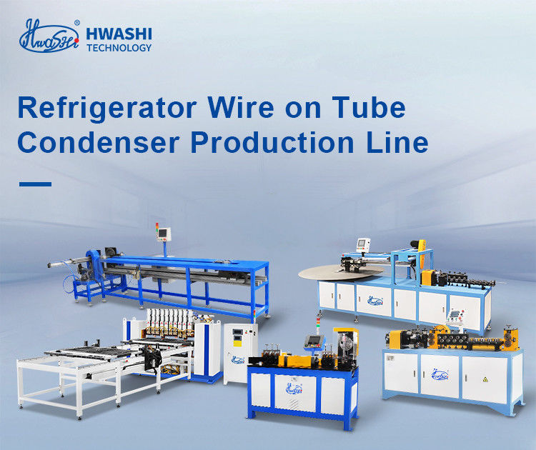 Double Layer Feeder Wire Mesh Condenser Welding Machine Automatic Firm Welding Labor Saving