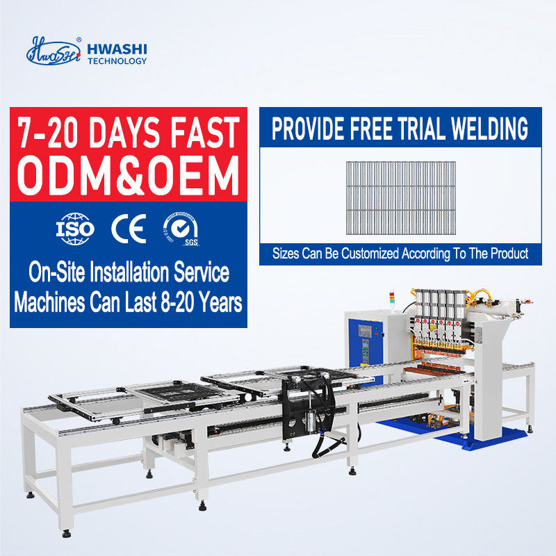 Cantilever Type Wire Mesh Welding Machine With Double-Layer Feeder 3000mm Effective Welding Length