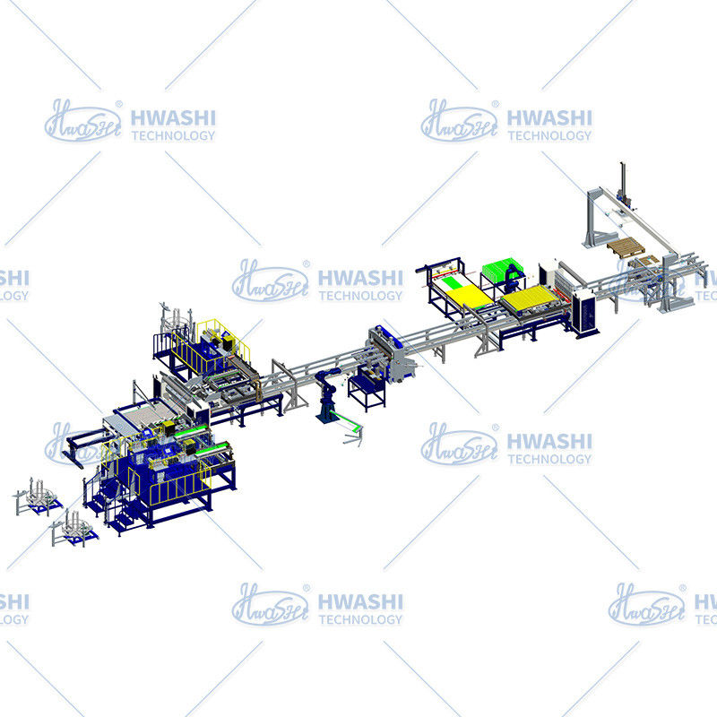 Advanced Automatic Wire Shelf Welding Machine For Wire Mesh Deck Shelving Production Line