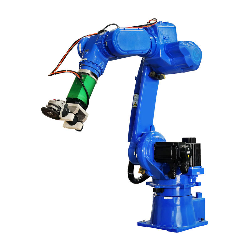 Blue HWASHI Welding Robot Station Compact Small Size Dedicated Arc Welding Robot