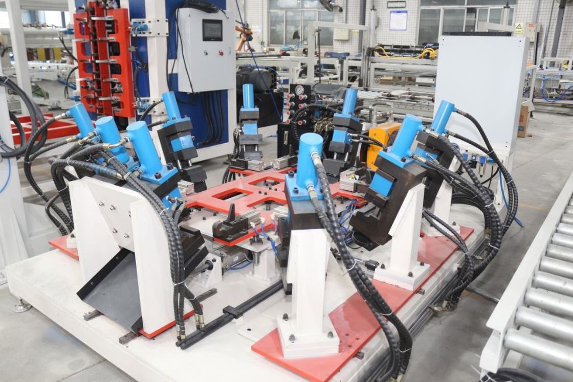Hwashi Factory IBC Grid,IBC Cage Frame Production Line, IBC Cage Frame Locking Machine
