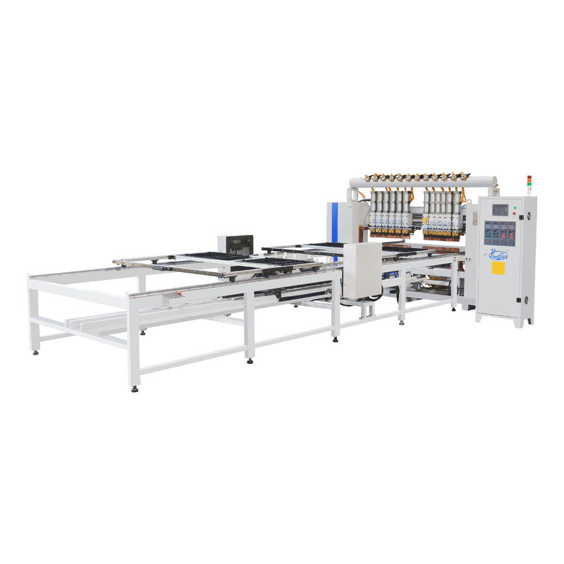 HWASHI Welding Equipment Automatic Gantry Style Multi Head Spot Row Welding Machine For Wire Mesh Hot Product Provided 2 - 8 Mm