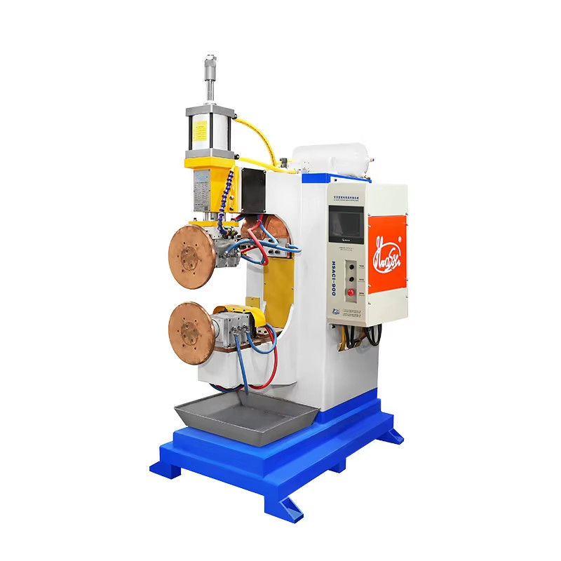 HWASHI high quality 50-200KVA Stainless Steel Automatic Straight Longitudinal Rolling Spot Welding Machine price