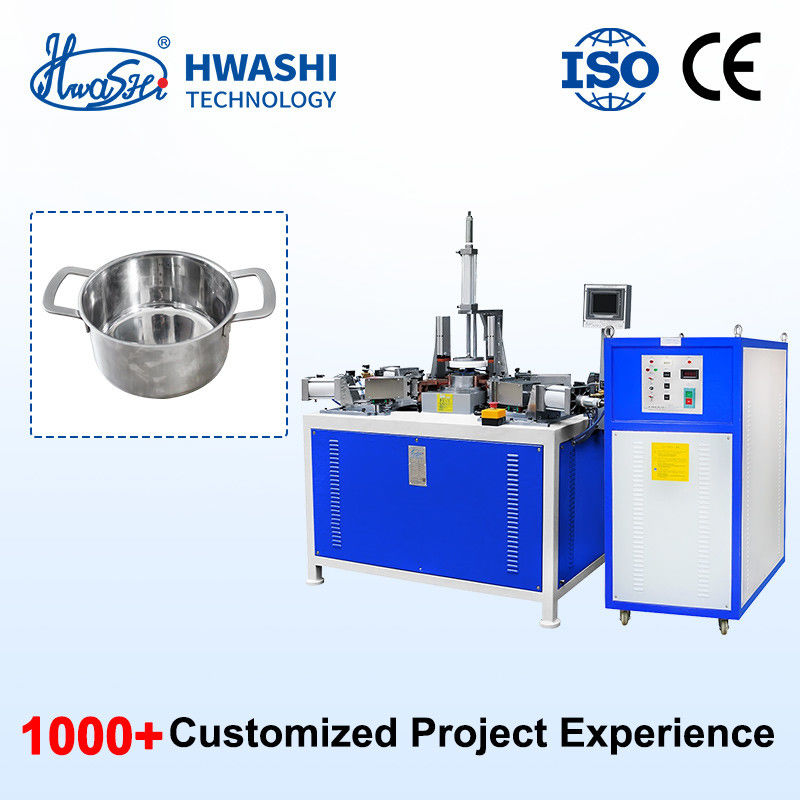 HWASHI Spot Welding Machine Metal Sheets Tubes and Frames with Huashi Stainless Steel Kitchen Pot