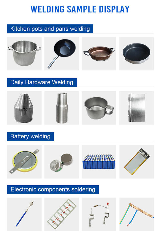 HWASHI Spot Welding Machine Metal Sheets Tubes and Frames with Huashi Stainless Steel Kitchen Pot