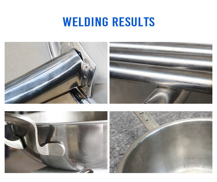 HWASHI Spot Welding Machine Metal Sheets Tubes and Frames with Huashi Stainless Steel Kitchen Pot