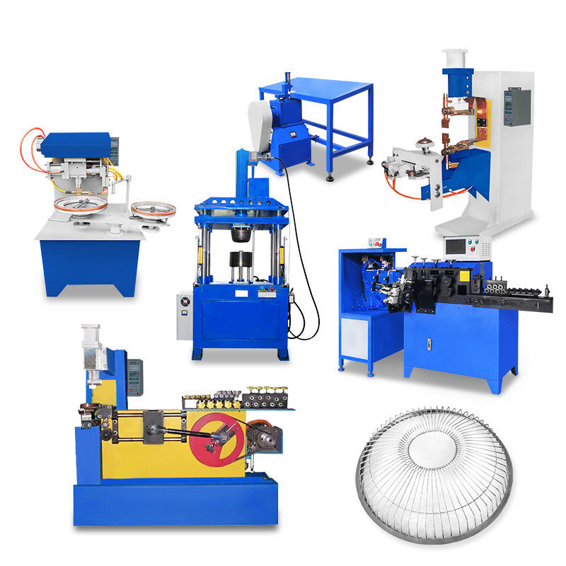 Hwahsi China Automatic Household Electric Fan Guard Spot Welding Machine Filter Mesh Welder.roundness Wire Mesh
