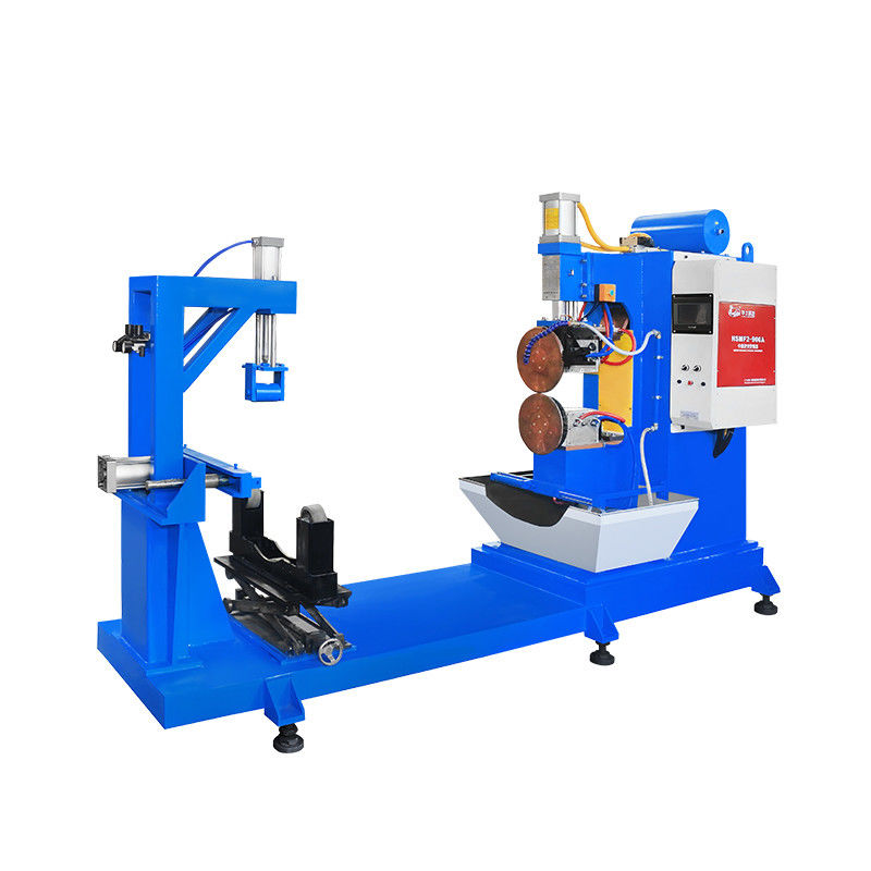 Hwashi High Quality Stainless Steel Automatic Double Station Circular Rolling Seam Welding Machine Manufacturer for Oil Tank