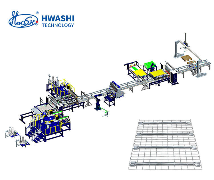 Advanced Automatic Wire Shelf Welding Machine For Wire Mesh Deck Shelving Production Line