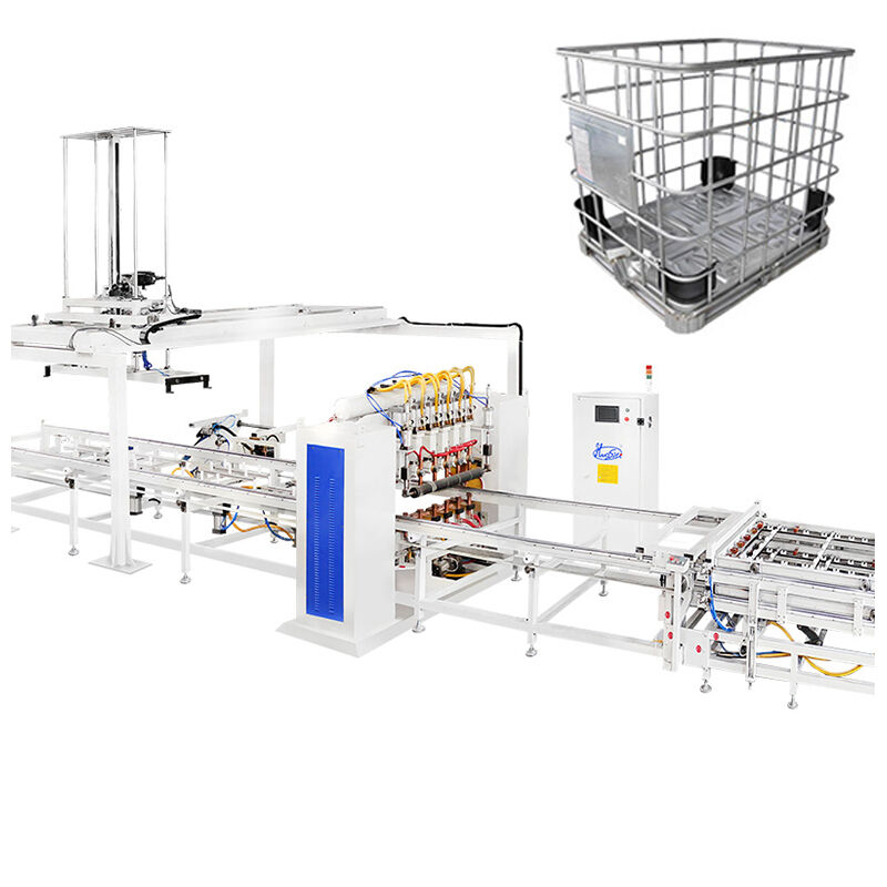 Fully Automated IBC Cage Production Machine with 80 Cages per Hour, Precision Engineering, and CE/CCC Certification