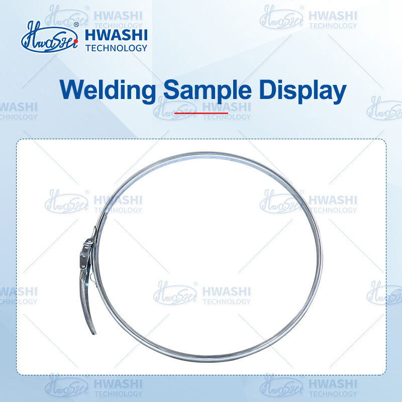 Hwashi MFDC Double-Head Spot Welder for Barrel Hoop Lock Clips | Dual-Point Precision Welding