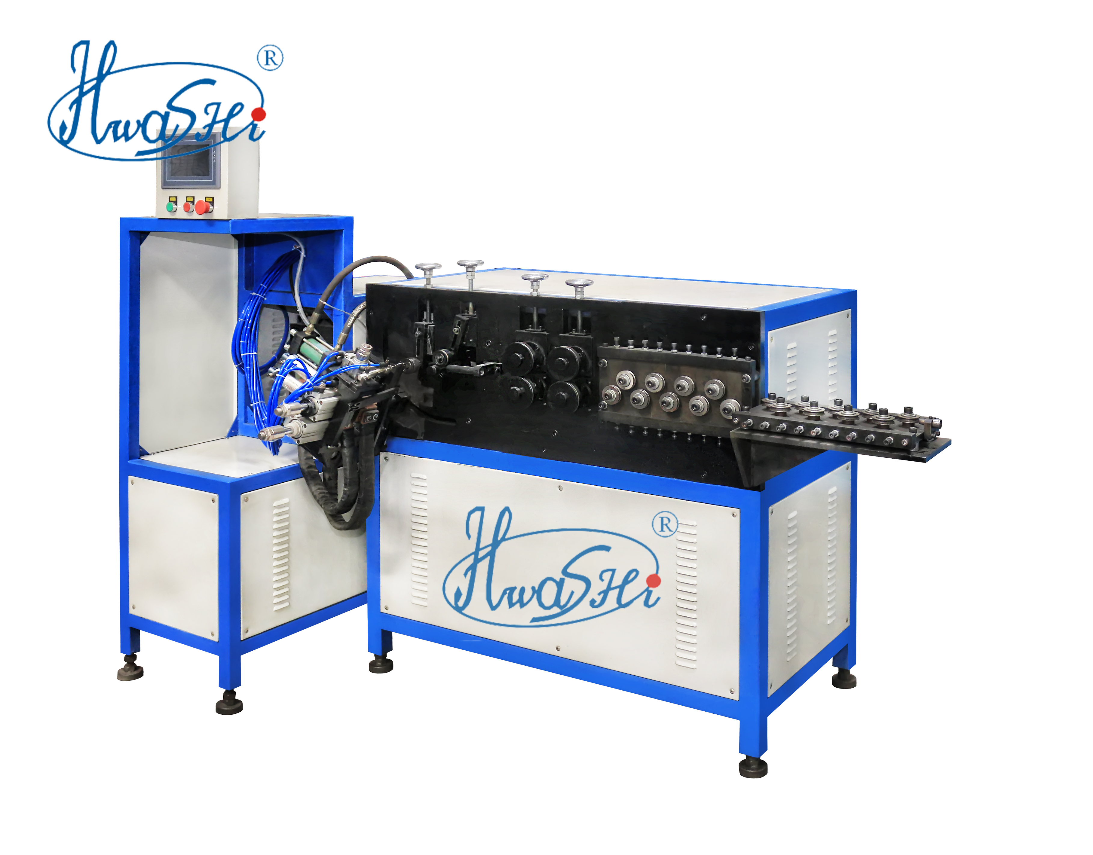 HWASHI Wire Diameter 2-8mm Automatic ring making butt welding machine ...